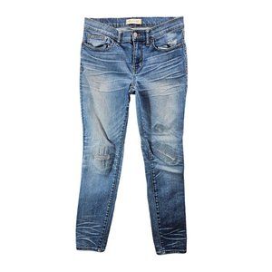 MADEWELL Womens Size 28 "SKINNY SKINNY" Light Wash Distressed Denim Jeans